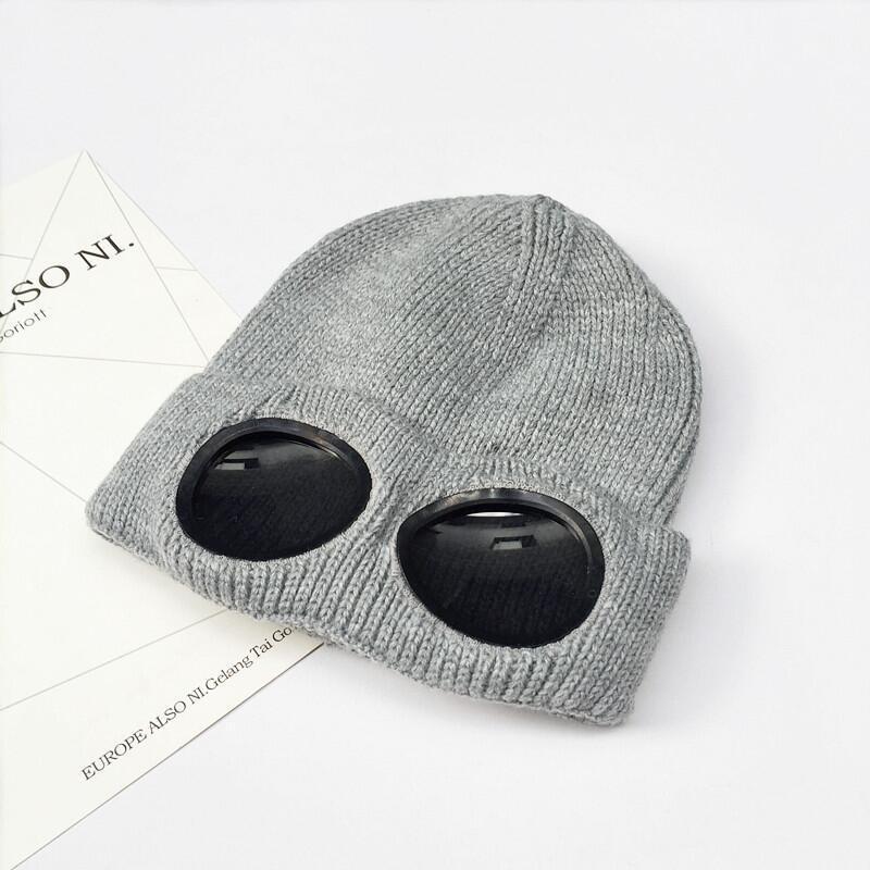 Windproof glasses wool cap
