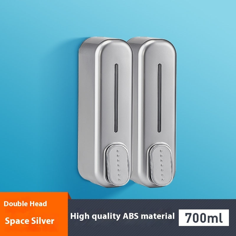 Hotel Shampoo Bath Soap Dispenser Single And Double Head Manual Press
