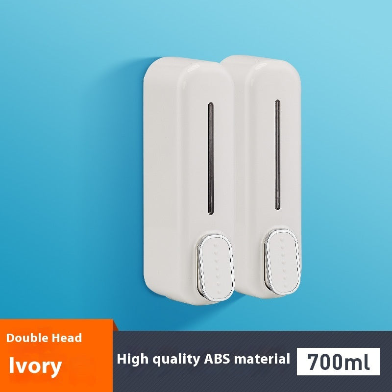 Hotel Shampoo Bath Soap Dispenser Single And Double Head Manual Press